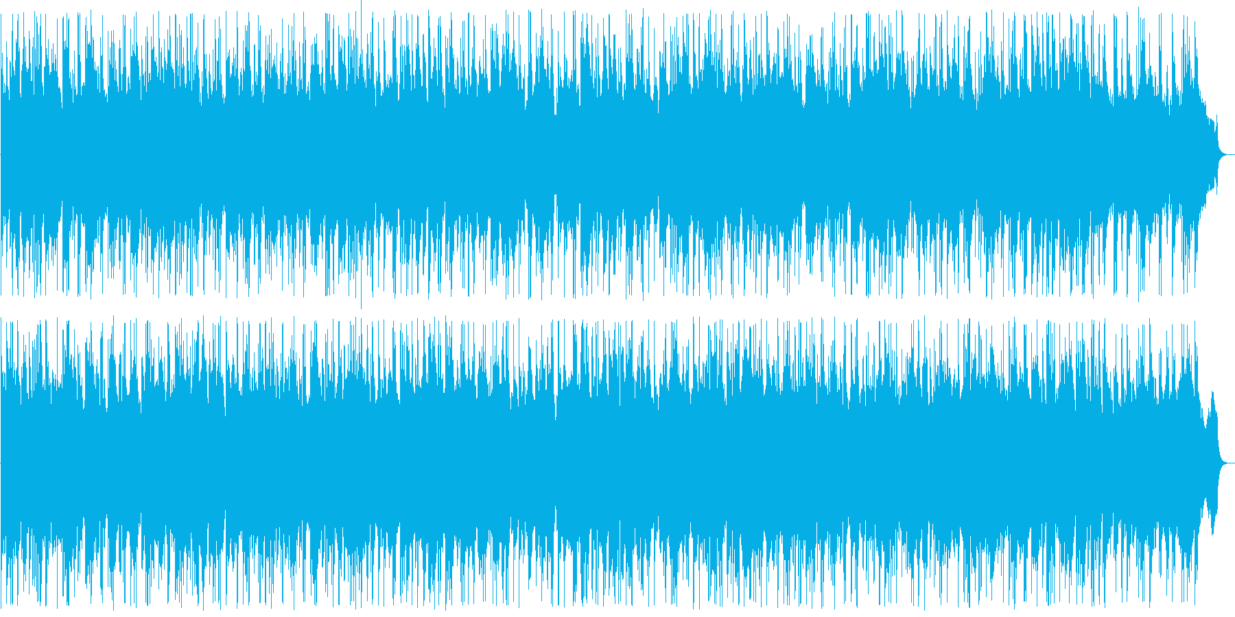 穏やかで明るいイージーリスニング曲の再生済みの波形