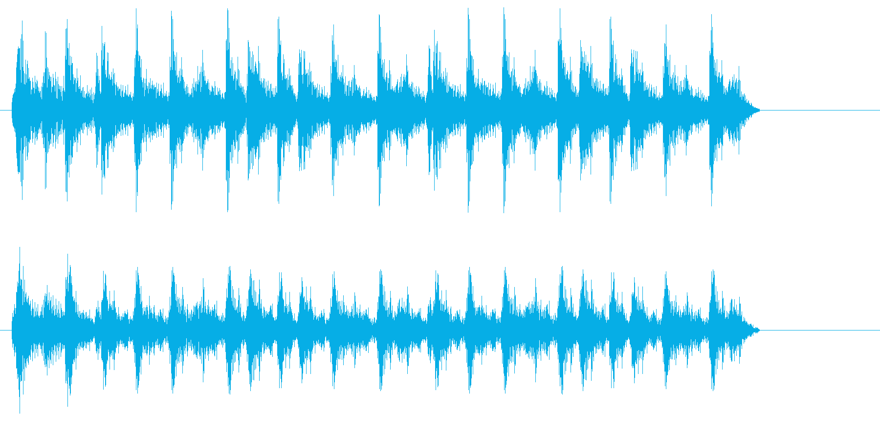 ジリリリリ(ゼンマイのねじを巻く音04)の再生済みの波形