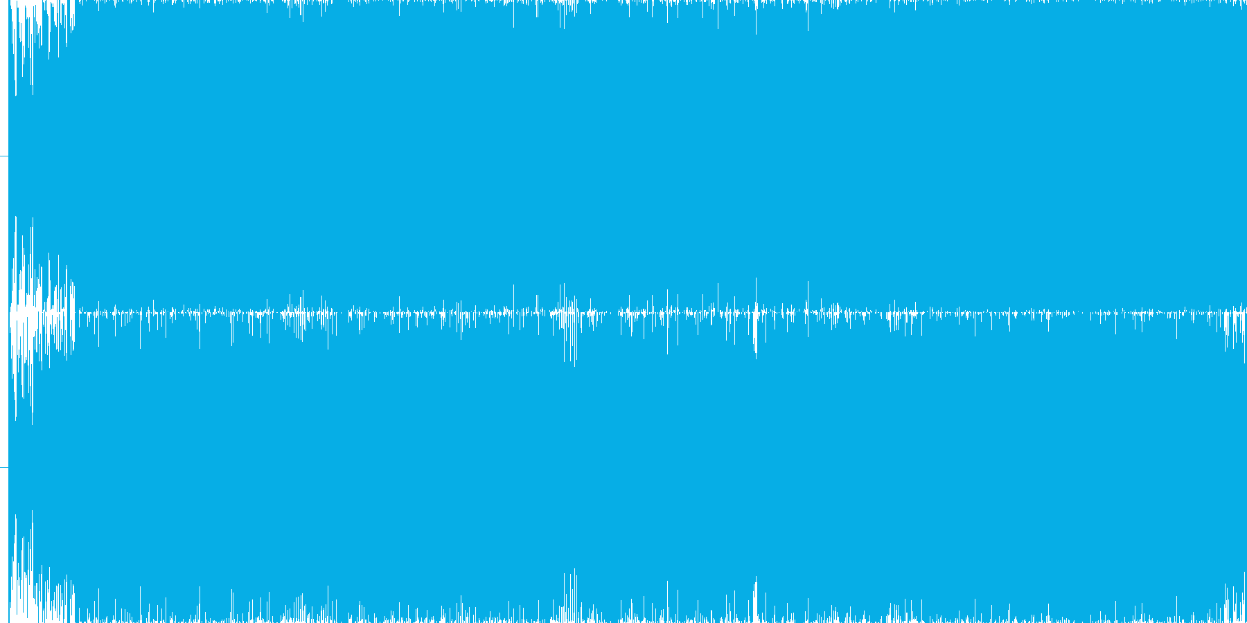 ロックギターのリードと軽いトランスを融…の再生済みの波形