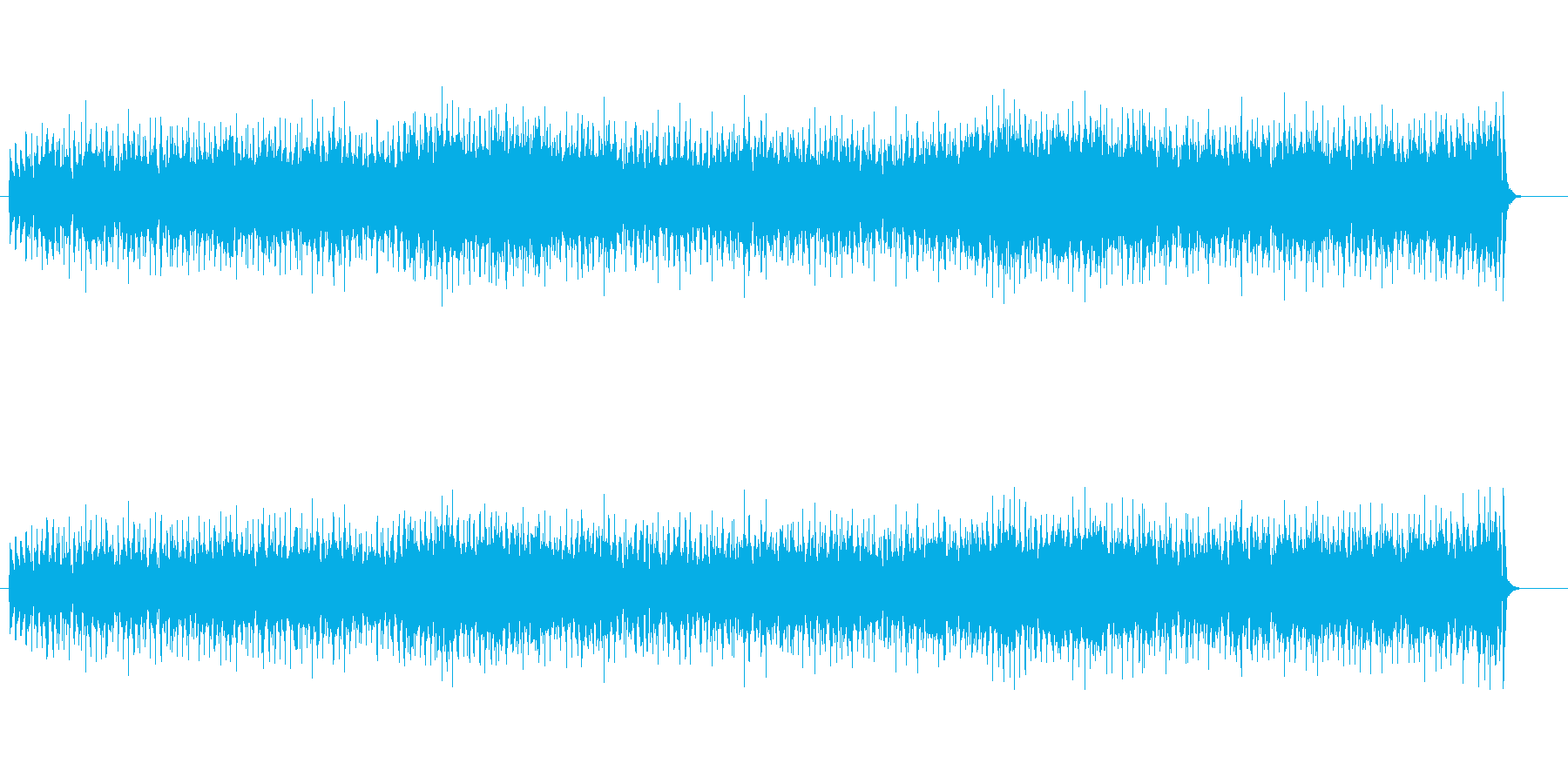 ノリの良いラテン系ニューミュージックの再生済みの波形