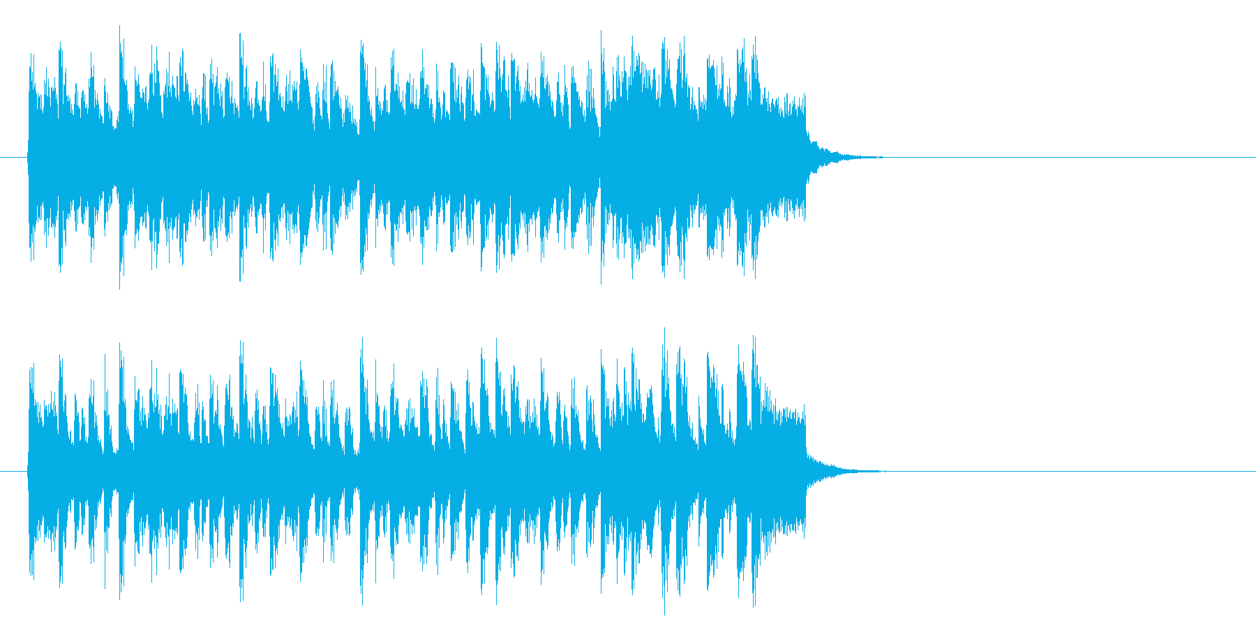 力強い歌謡曲風ポップス(イントロ)の再生済みの波形