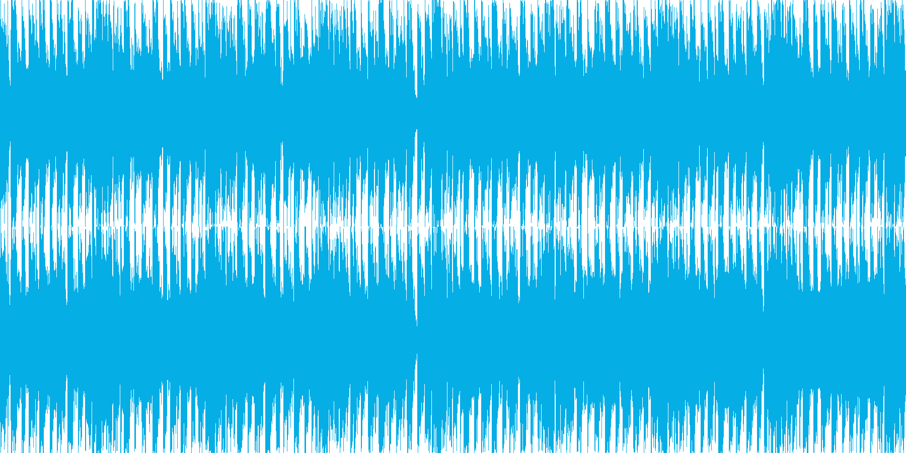 ダブステップLOOPの再生済みの波形