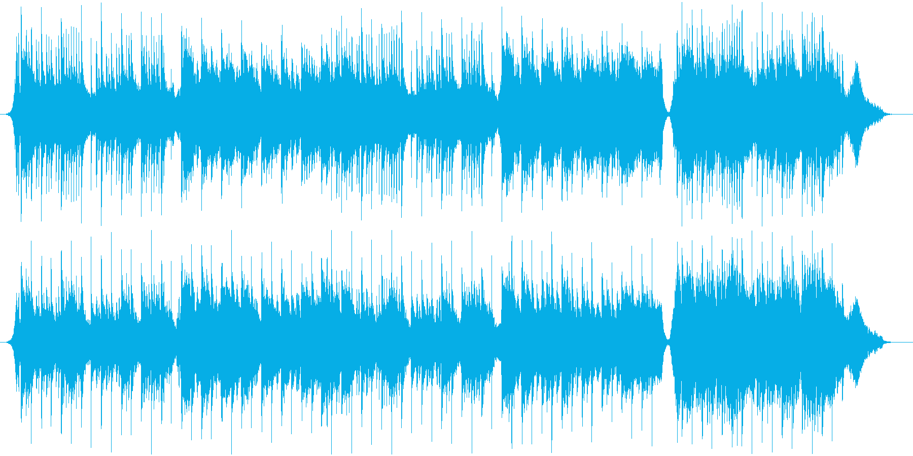箏のメロディで和風なゆったりとした曲の再生済みの波形