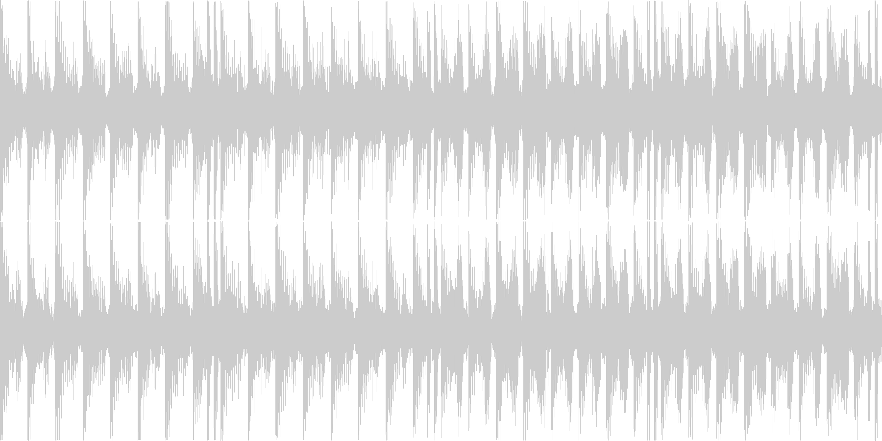 エレピの甘い雰囲気を持った曲の未再生の波形