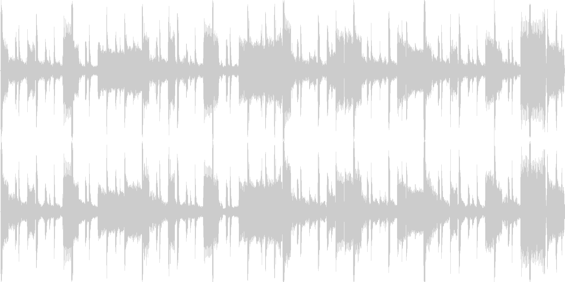 ヒップホップを感じる楽曲です。の未再生の波形