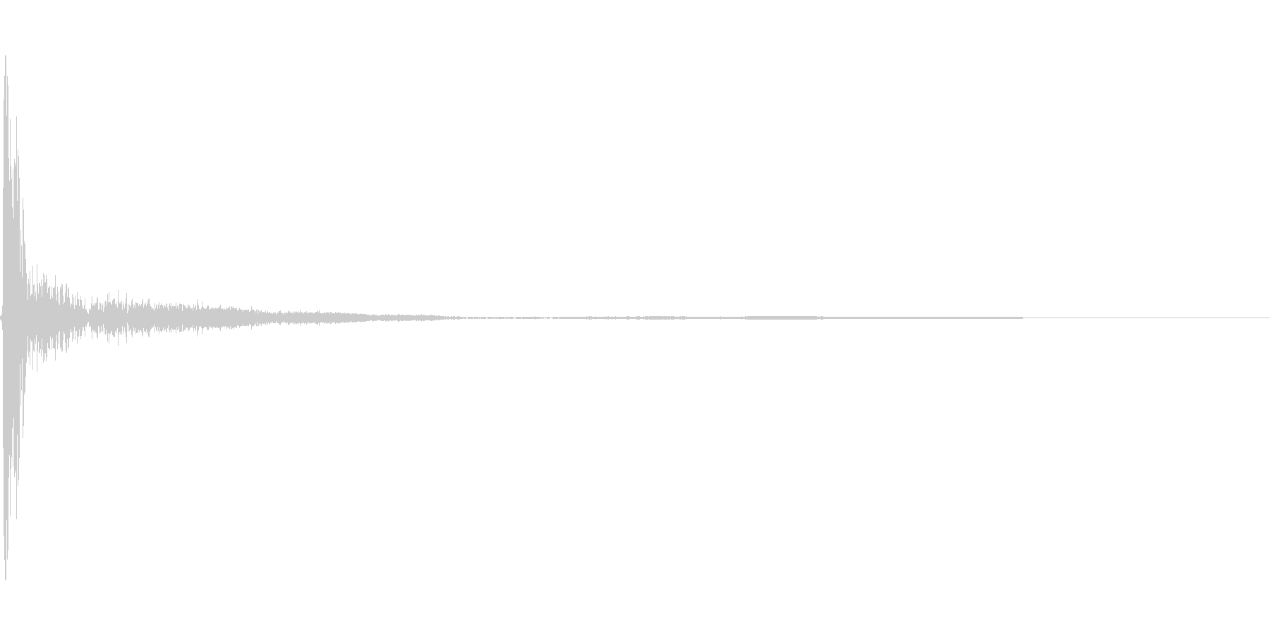 ペチッ(ビンタの音)の未再生の波形