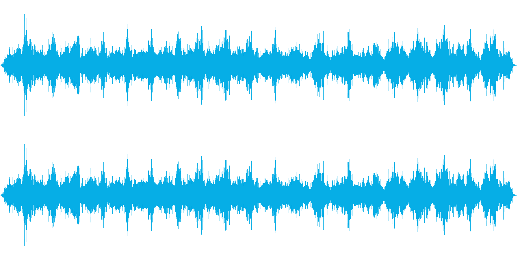 お米を研ぐ音(台所/炊事/ごはん/長め)の再生済みの波形