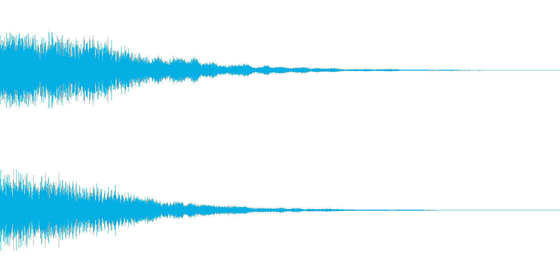 怪しさが感じられるシステム用の音ですの再生済みの波形