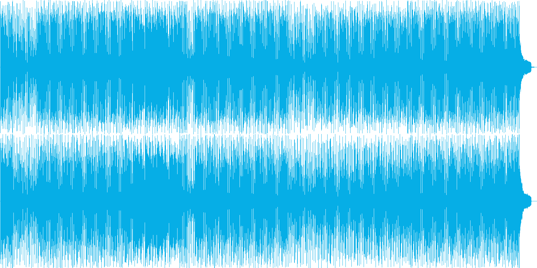 明るいハッピーなアコースティックBGM!の再生済みの波形
