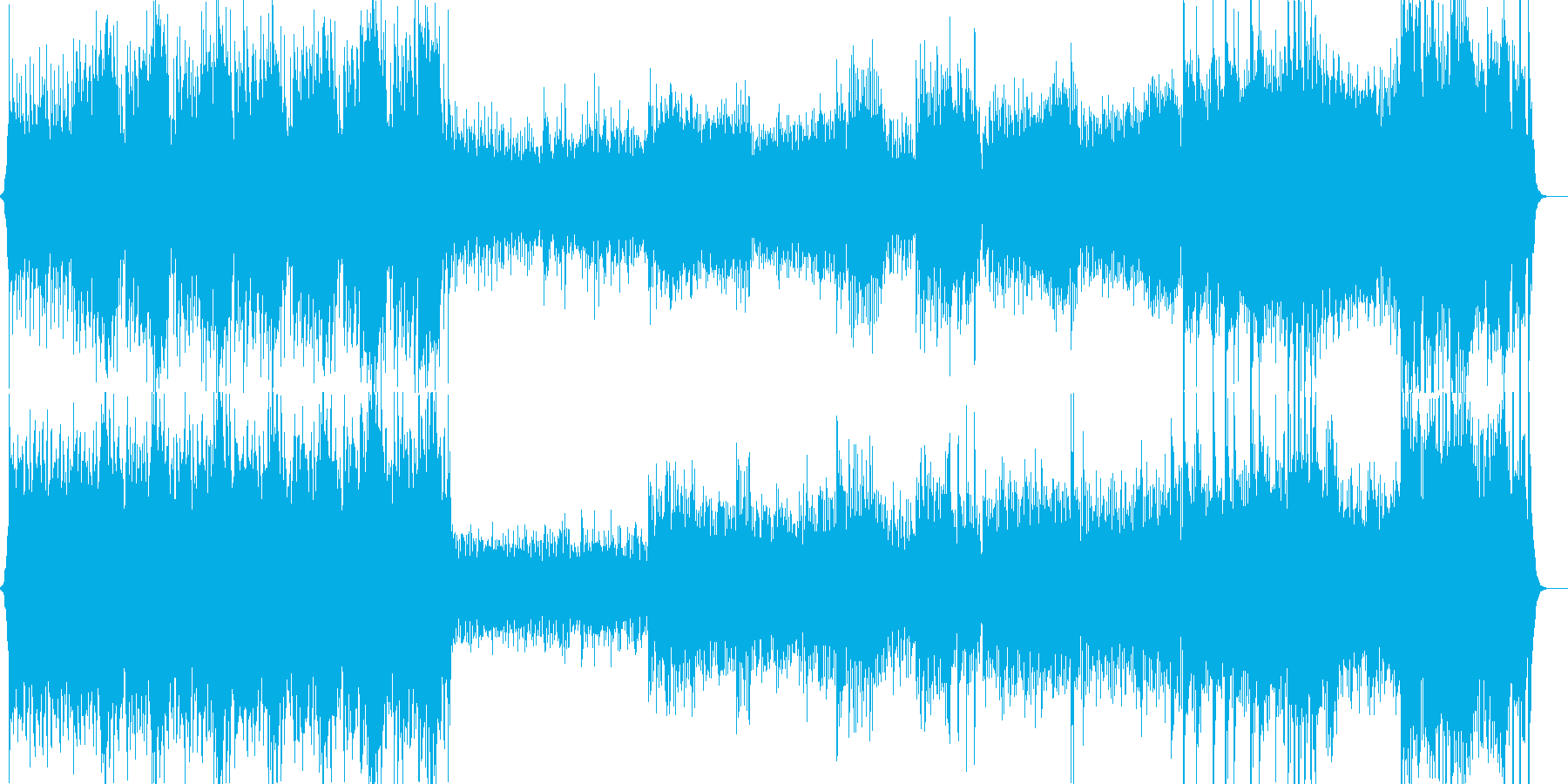 スキタイ組曲作品20より第二楽章の再生済みの波形