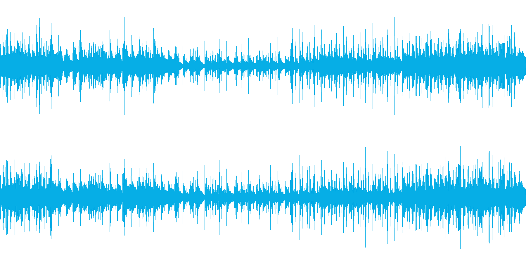 ピアノオーケストラループ音源リバーブな…の再生済みの波形