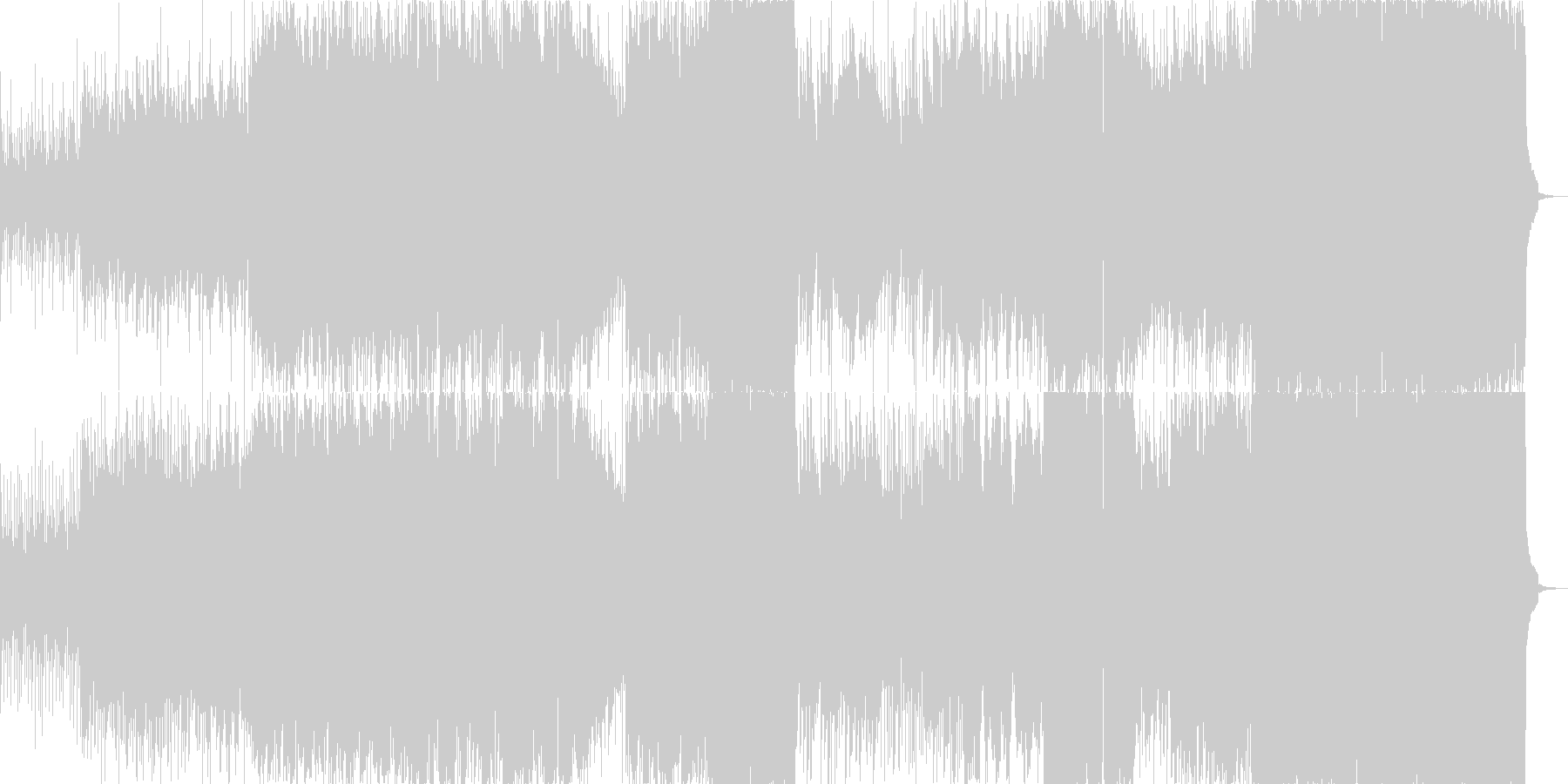 エンドロールに最適のドラマティックな曲!の未再生の波形