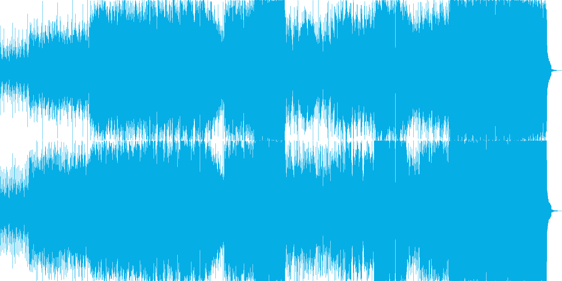 エンドロールに最適のドラマティックな曲!の再生済みの波形