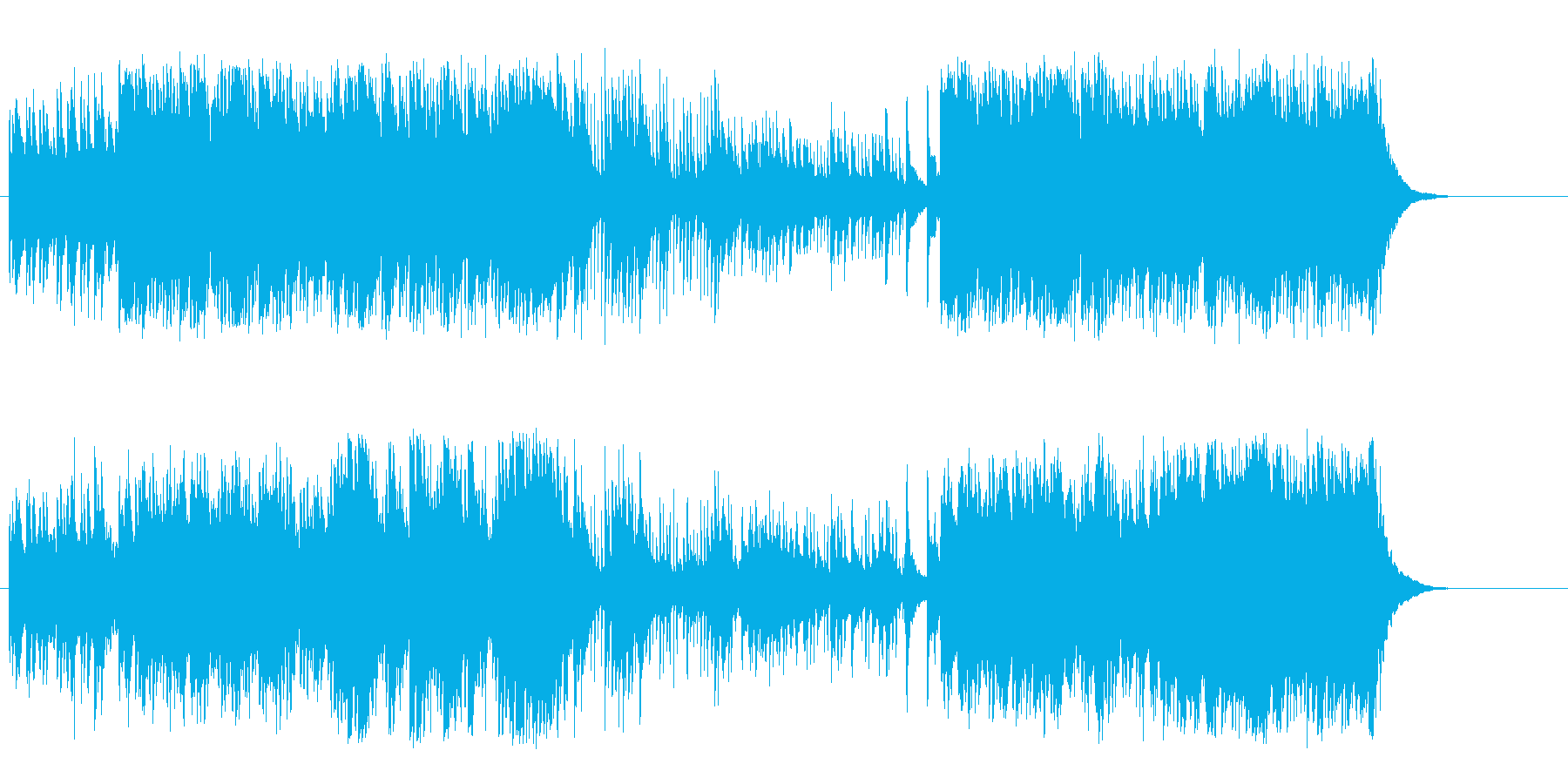 爽やかなBG/アコースティックの再生済みの波形