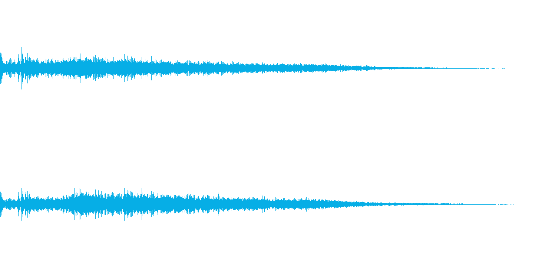 海に飛び込む音です。の再生済みの波形