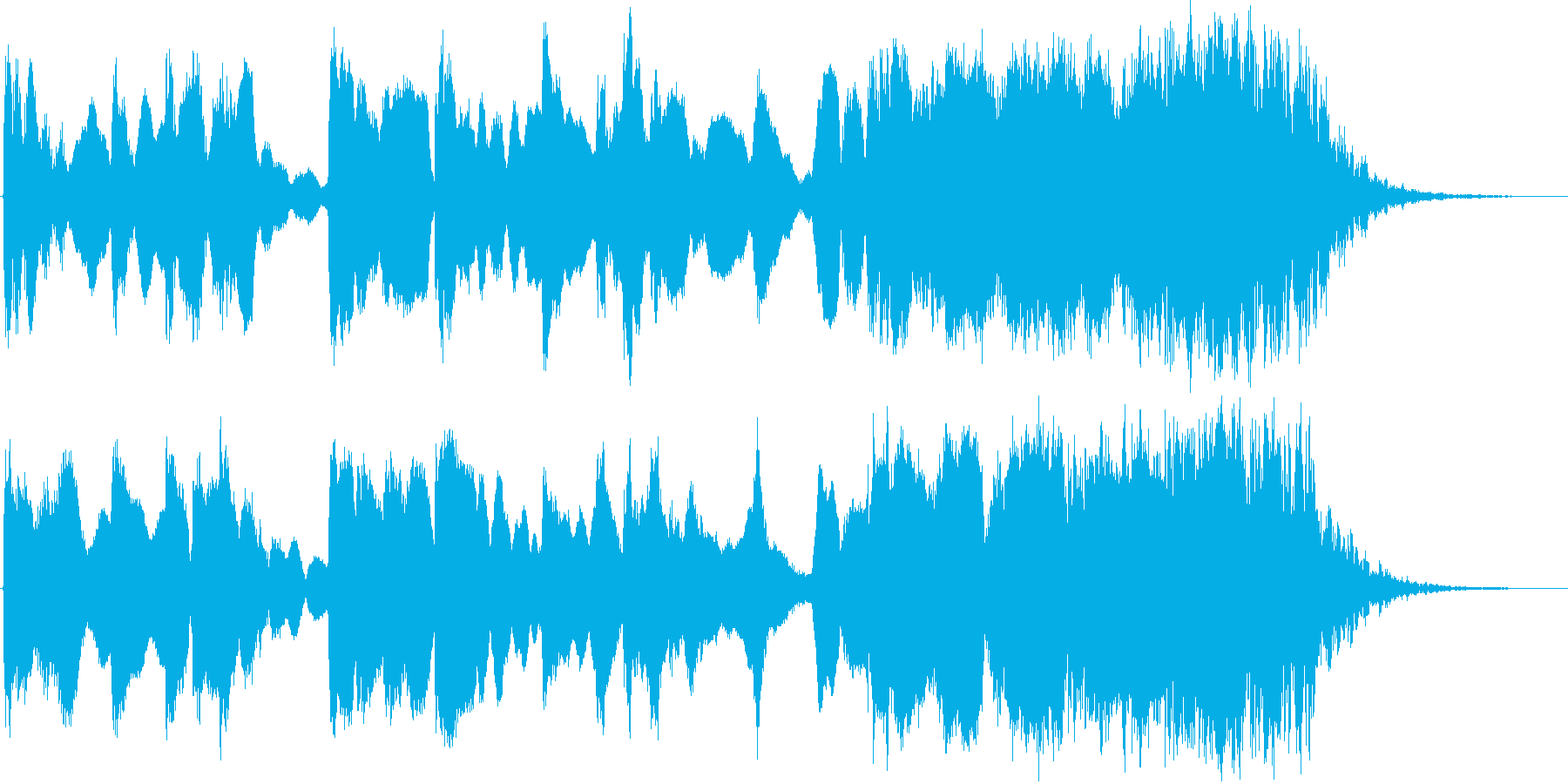 和風な効果音ですの再生済みの波形
