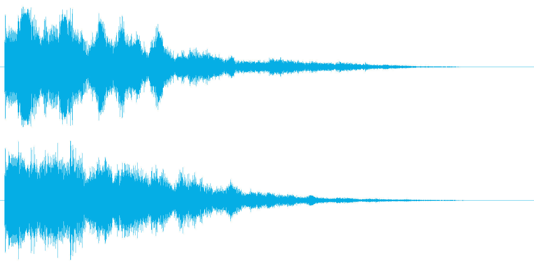 ファンタジックなセレクト音 決定音 開始の再生済みの波形