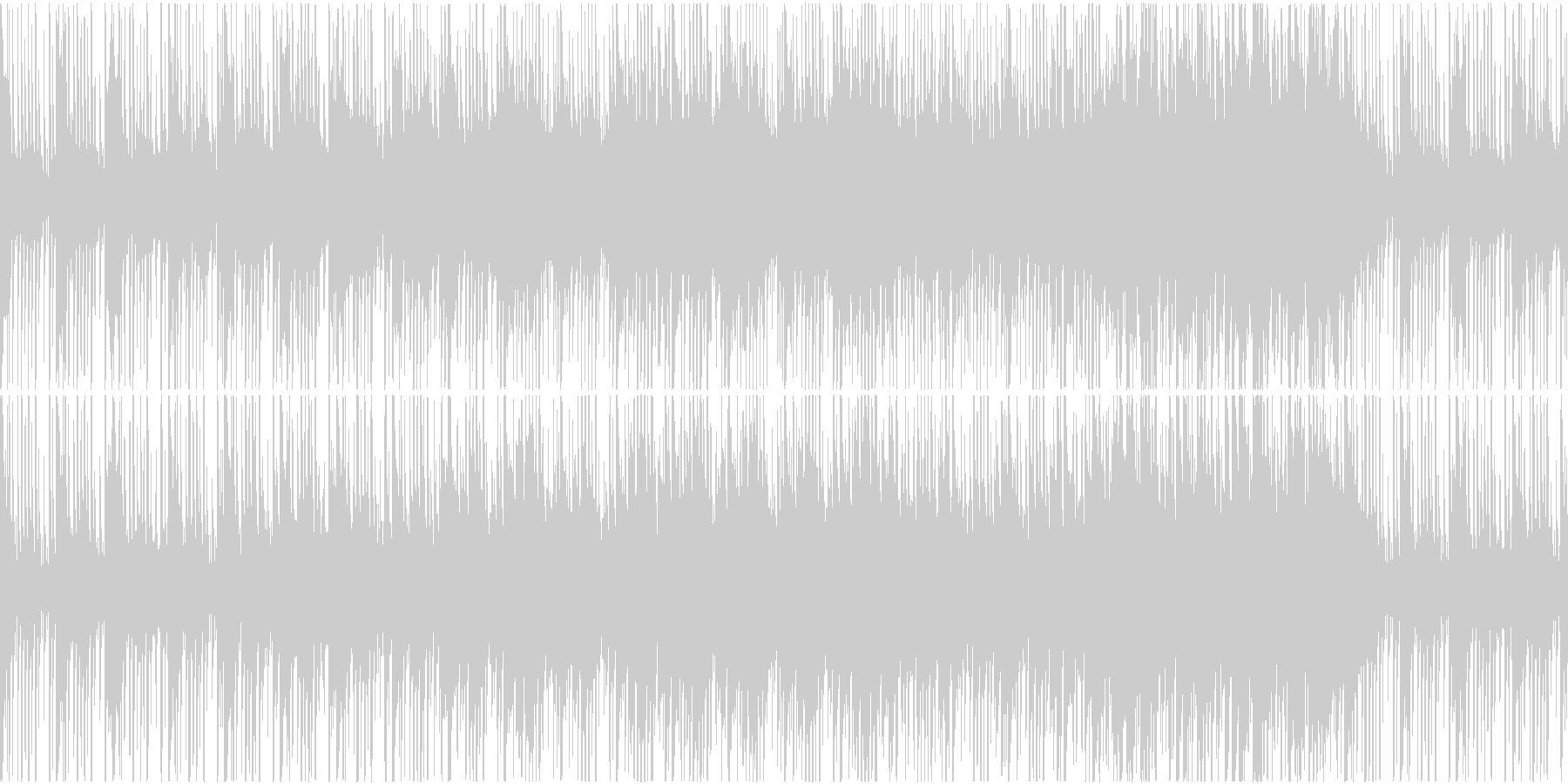 ゲーム用BGM 民族音楽風BGMの未再生の波形