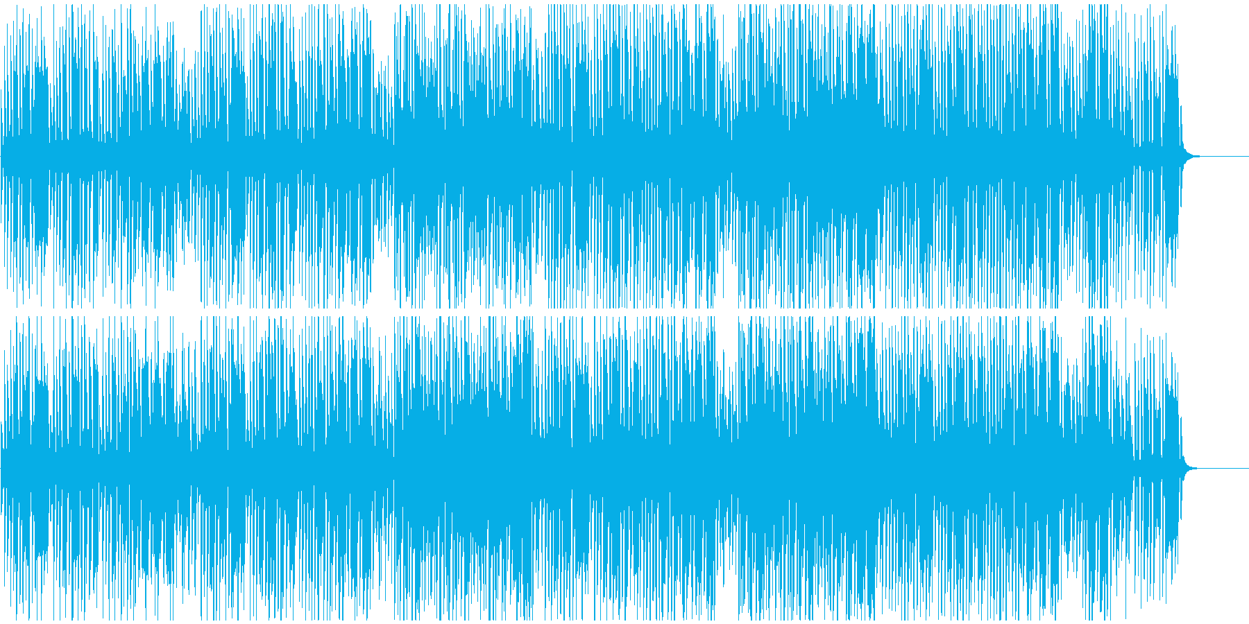 映像BGM 笑顔を誘う温か楽しい口笛の再生済みの波形