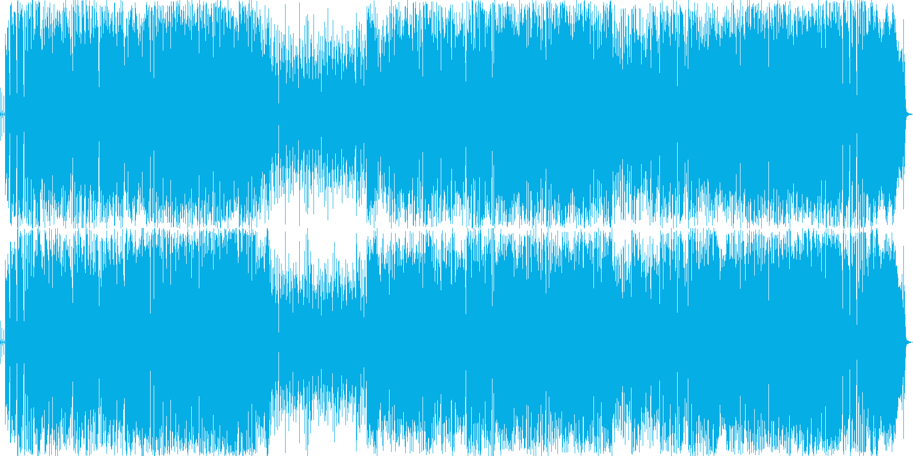 クリスマスにぴったりなビッグバンド曲の再生済みの波形