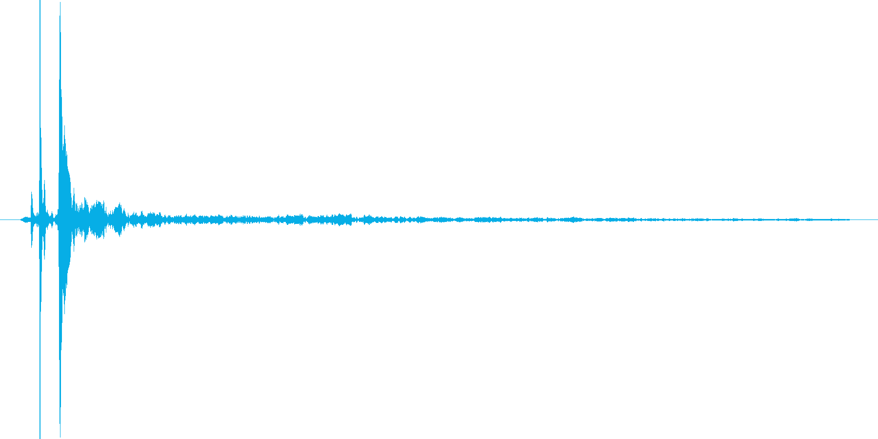 水滴、水の落ちる音です 10の再生済みの波形