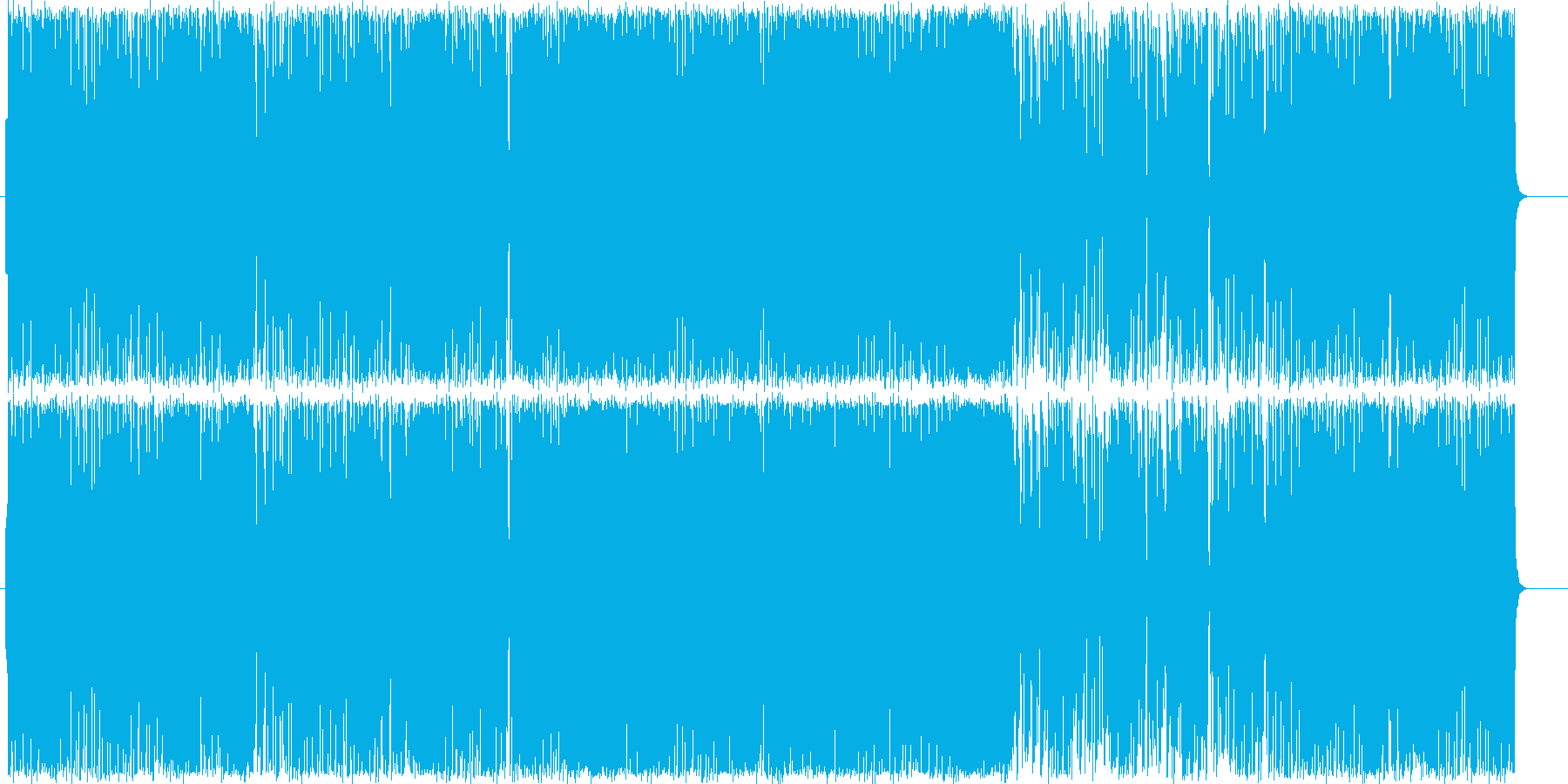 明るい雰囲気の民族音楽の再生済みの波形