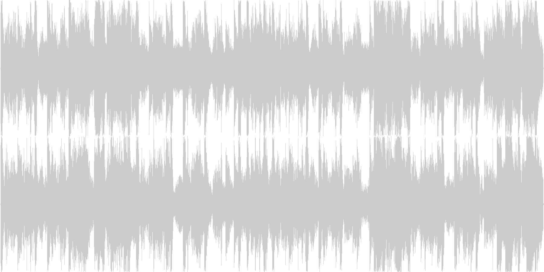 明るめで少し大人っぽい雰囲気の楽曲です。の未再生の波形