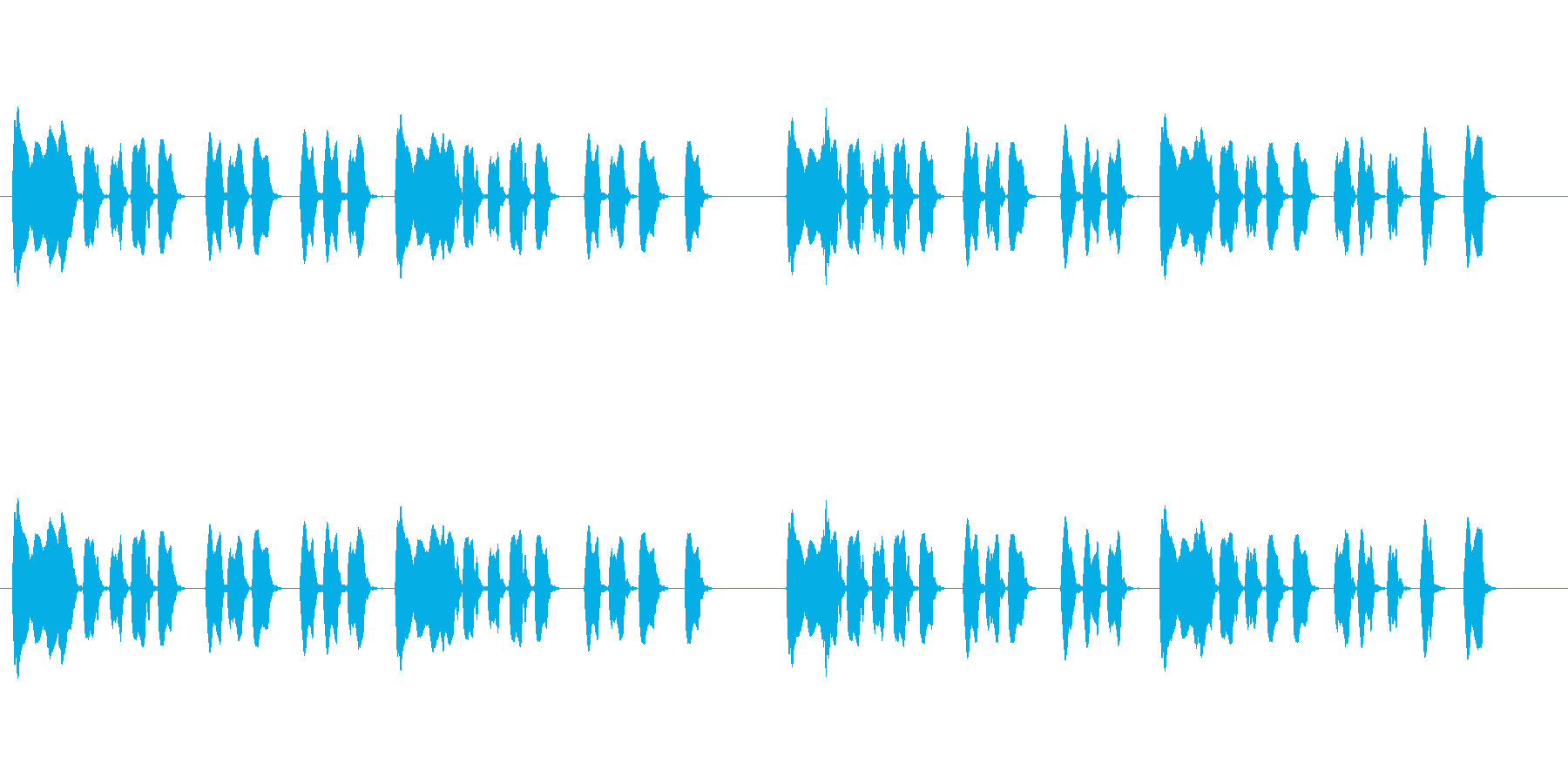 リコーダー単体で演奏された楽曲です。シ…の再生済みの波形