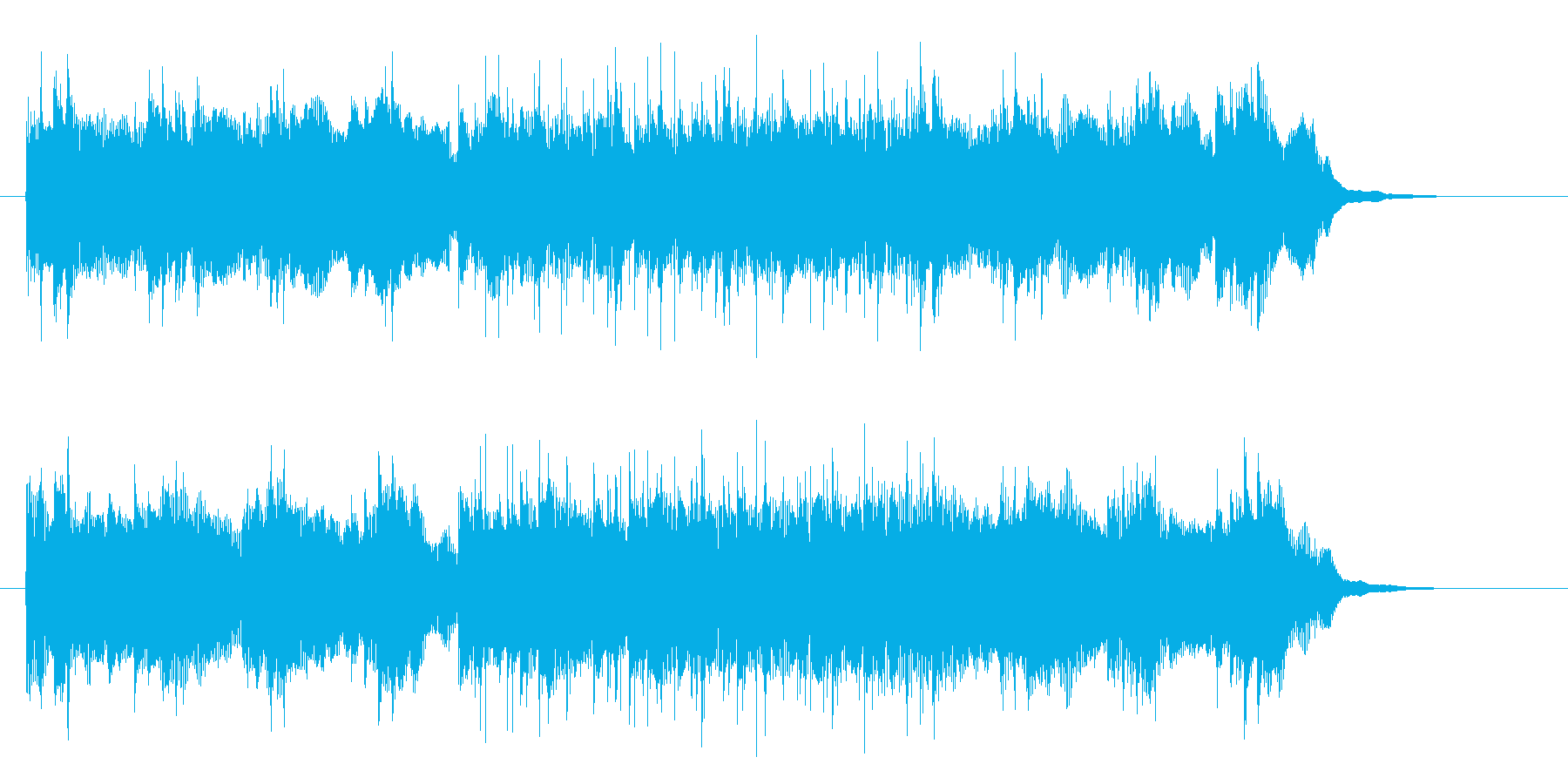 重低音の効いたギタービートの再生済みの波形