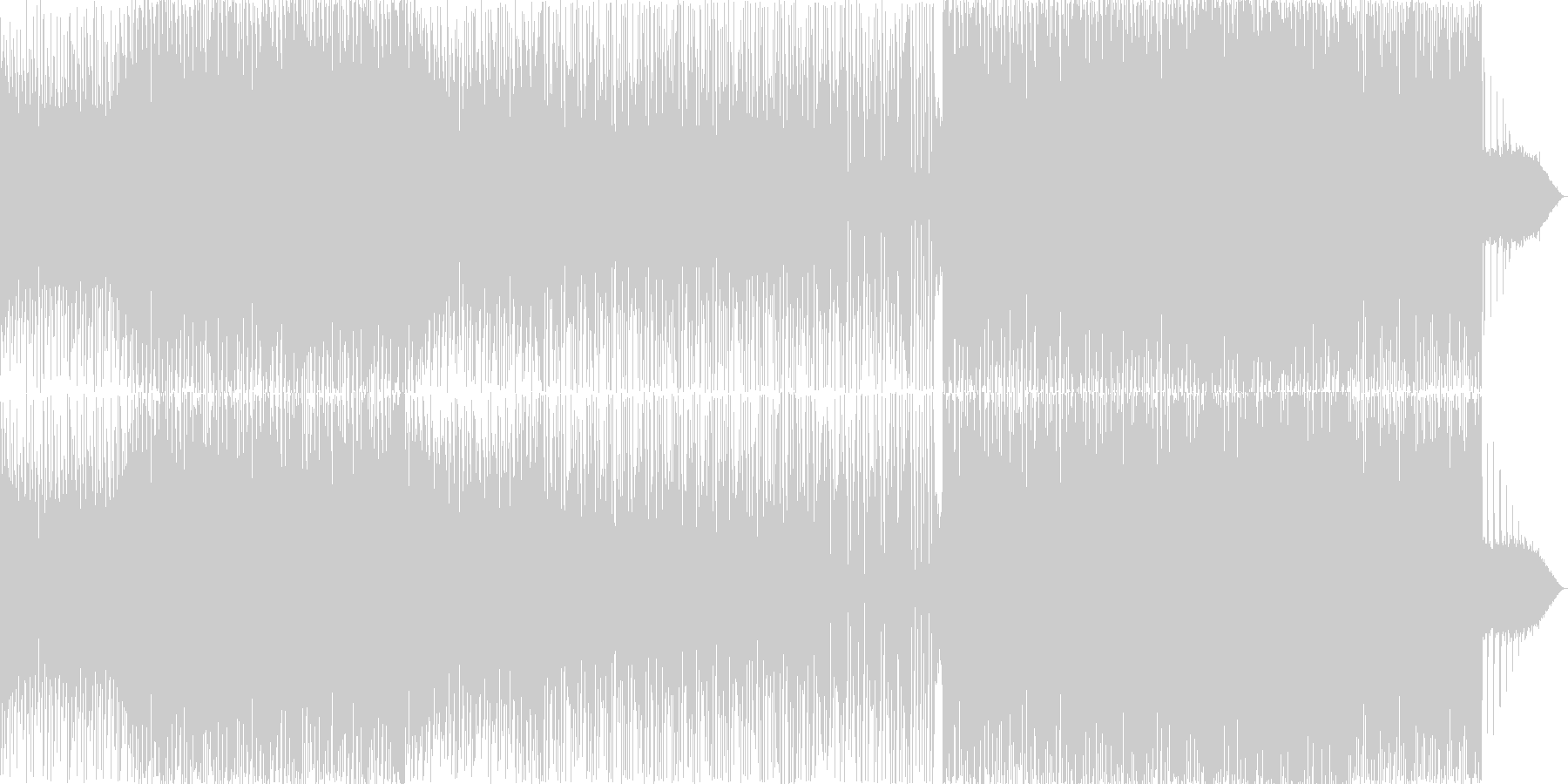 BGM_トランスの未再生の波形