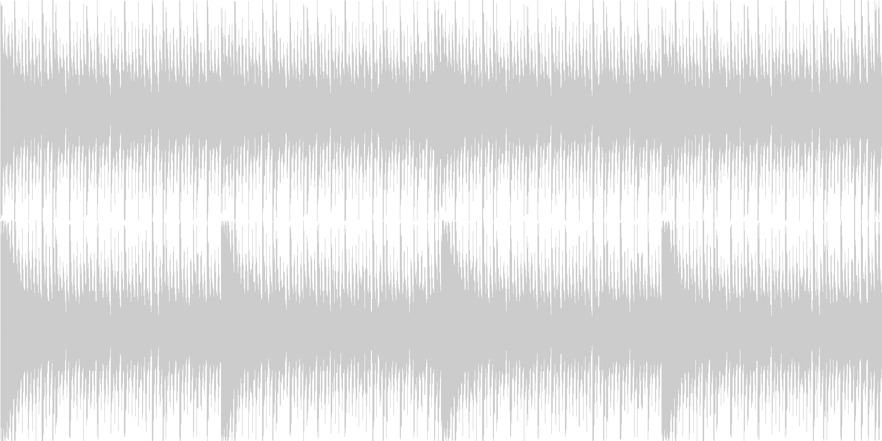 ロックテイスト溢れるループ曲ですの未再生の波形