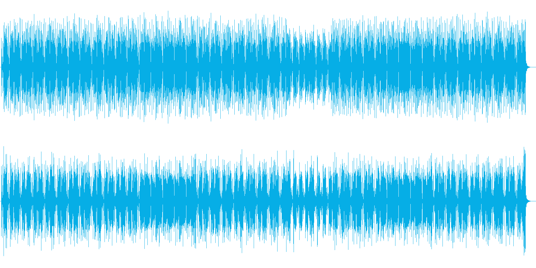 のんびりとしたシンセポップスの再生済みの波形