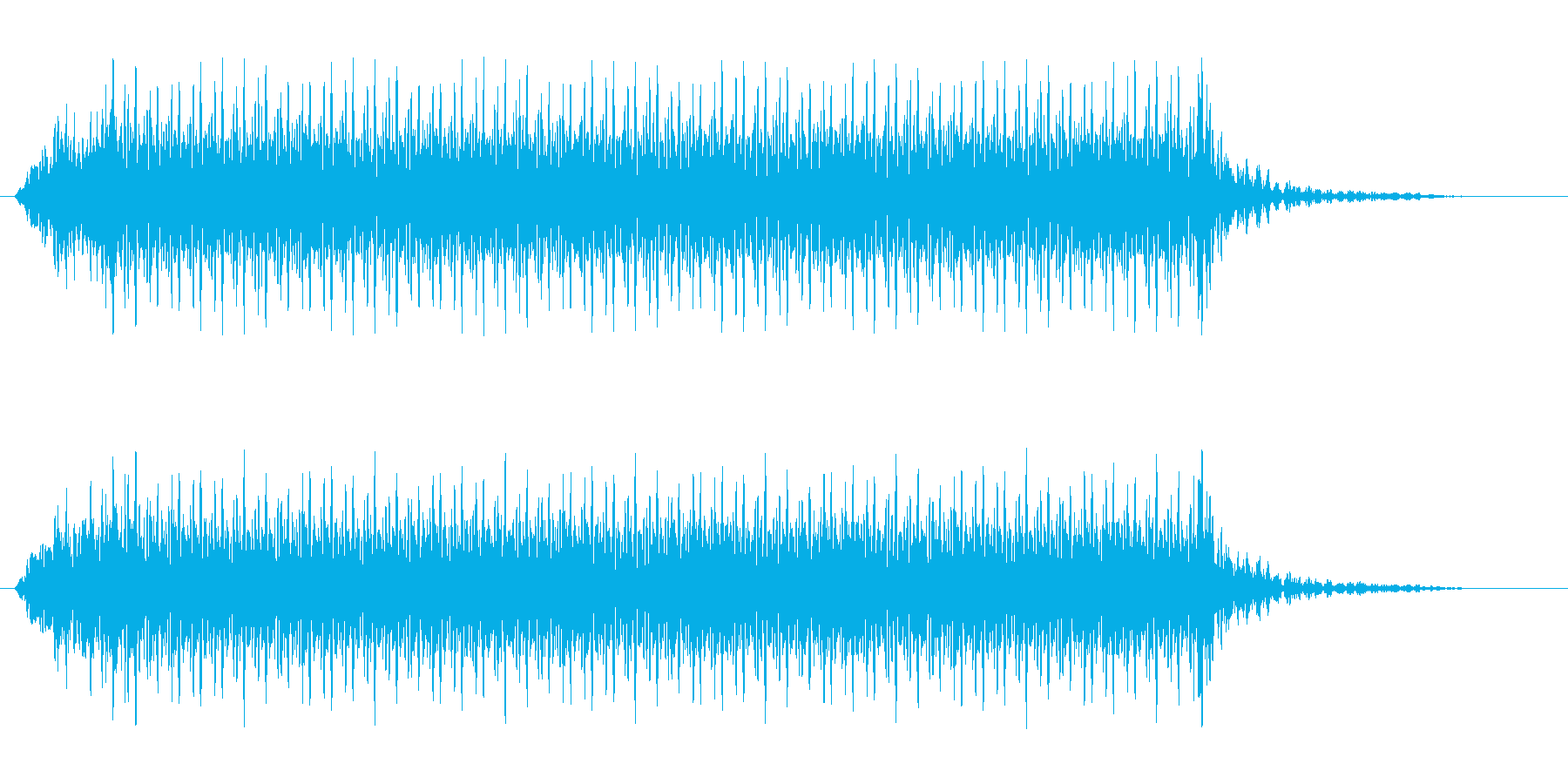 ミシンで縫っている音(ウィーン)の再生済みの波形