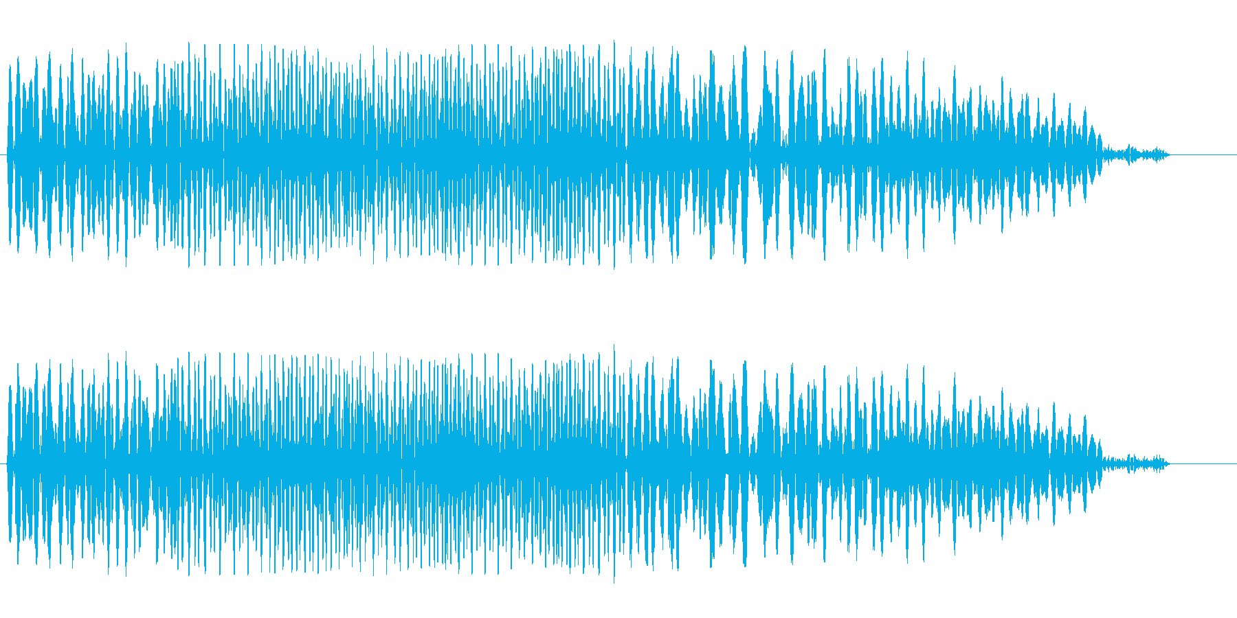 ゲートが開く音(低い)の再生済みの波形