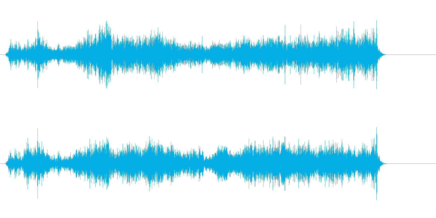 ジリジリ(紙をこする・破る音)の再生済みの波形