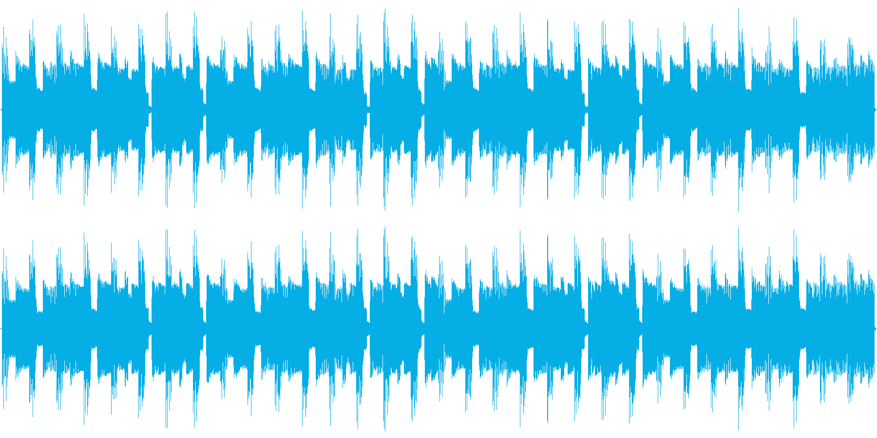チップチューンの痛快な短いループ3の再生済みの波形