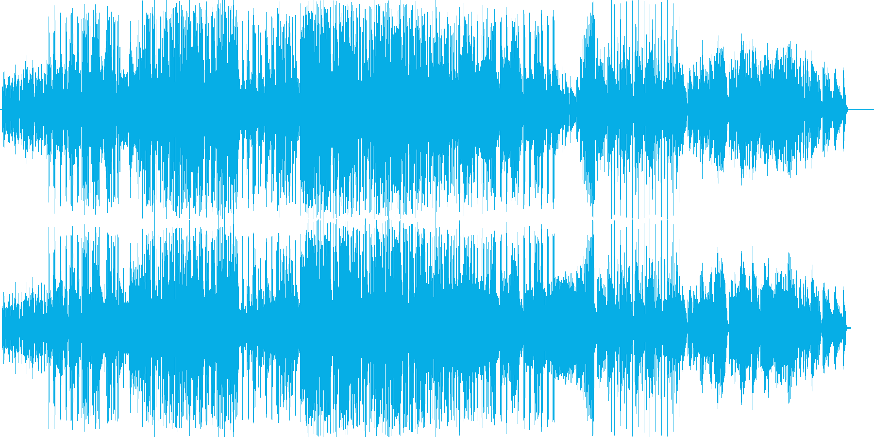 高級感満載疾走感のあるギターリード曲の再生済みの波形