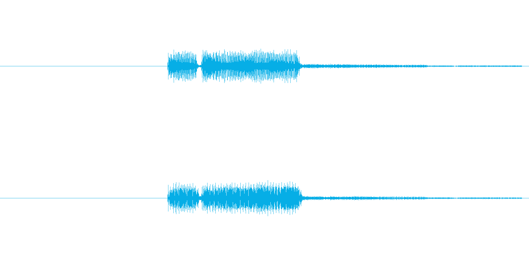 不正解の時に流れるビープ音です。シンプ…の再生済みの波形