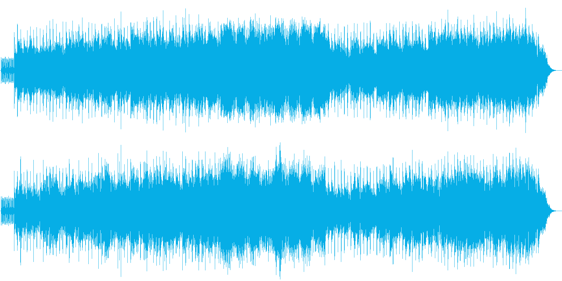 優しく包み込むようなシンセ系ボイス曲の再生済みの波形