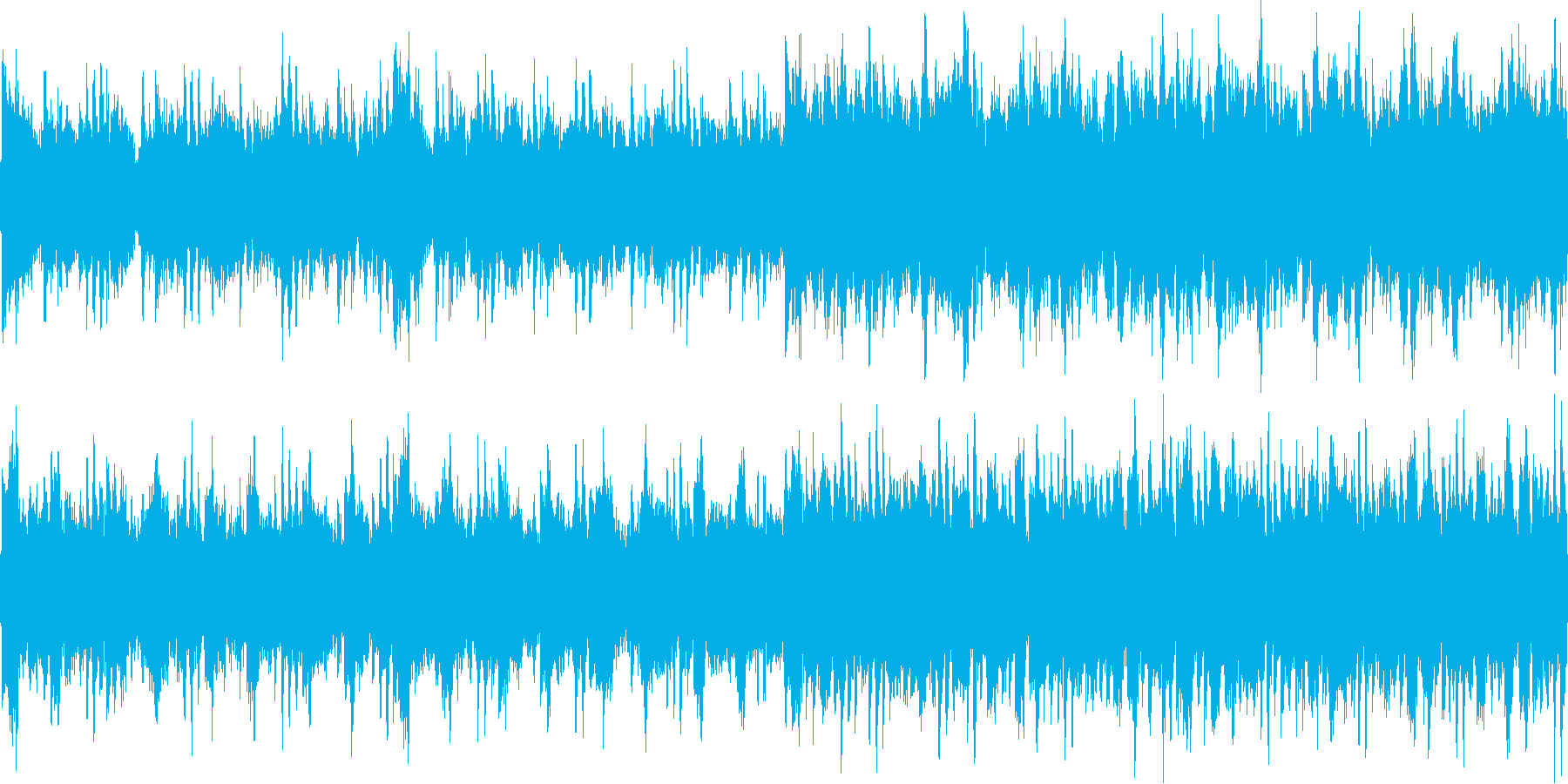 海や生命をテーマにしたアンビエントの再生済みの波形