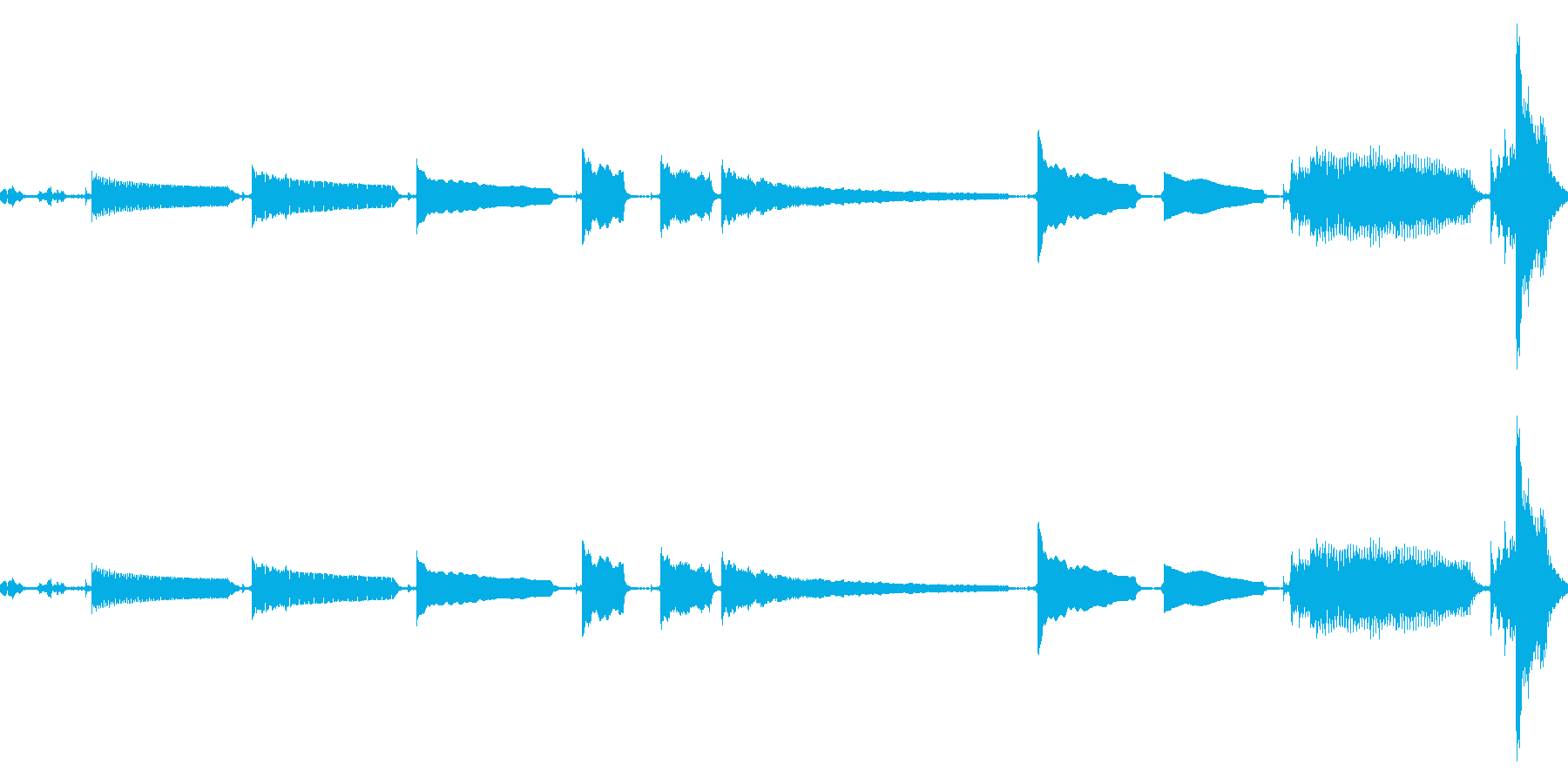 【ギターのチューニング音】その①の再生済みの波形
