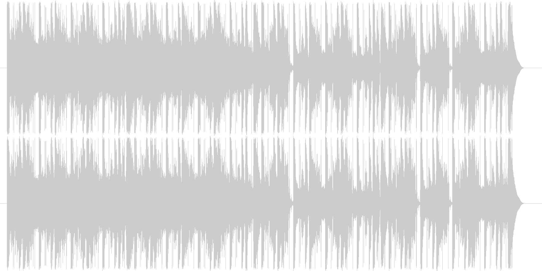 ガリガリした感じのループ音源です。の未再生の波形