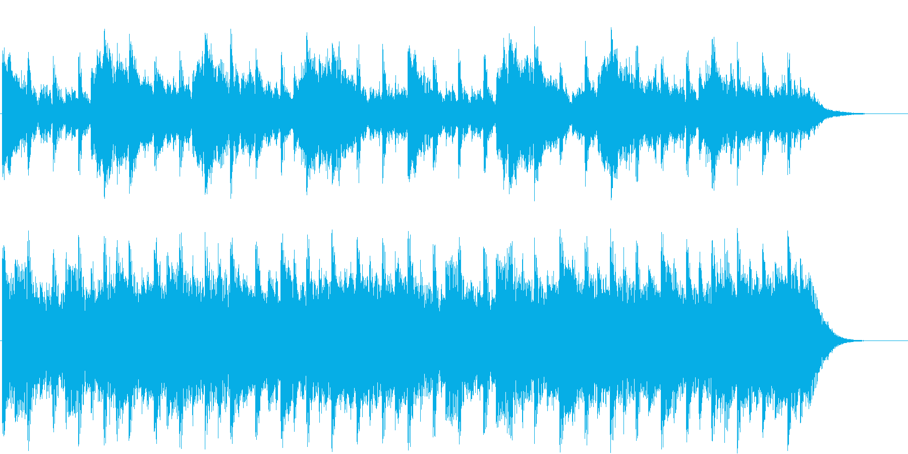 心を軽くする爽やかな風が吹き抜ける音楽の再生済みの波形