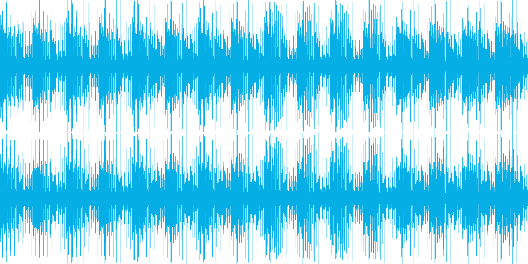 RPGのダンジョン内風BGM(loop)の再生済みの波形