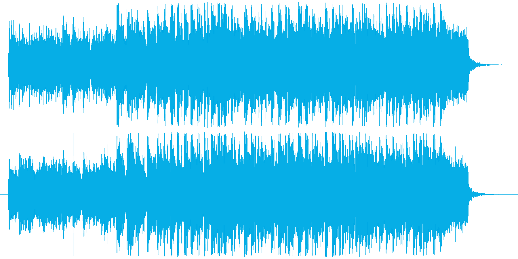 情景的かつ躍動的なキラキラ爽快BGM!の再生済みの波形