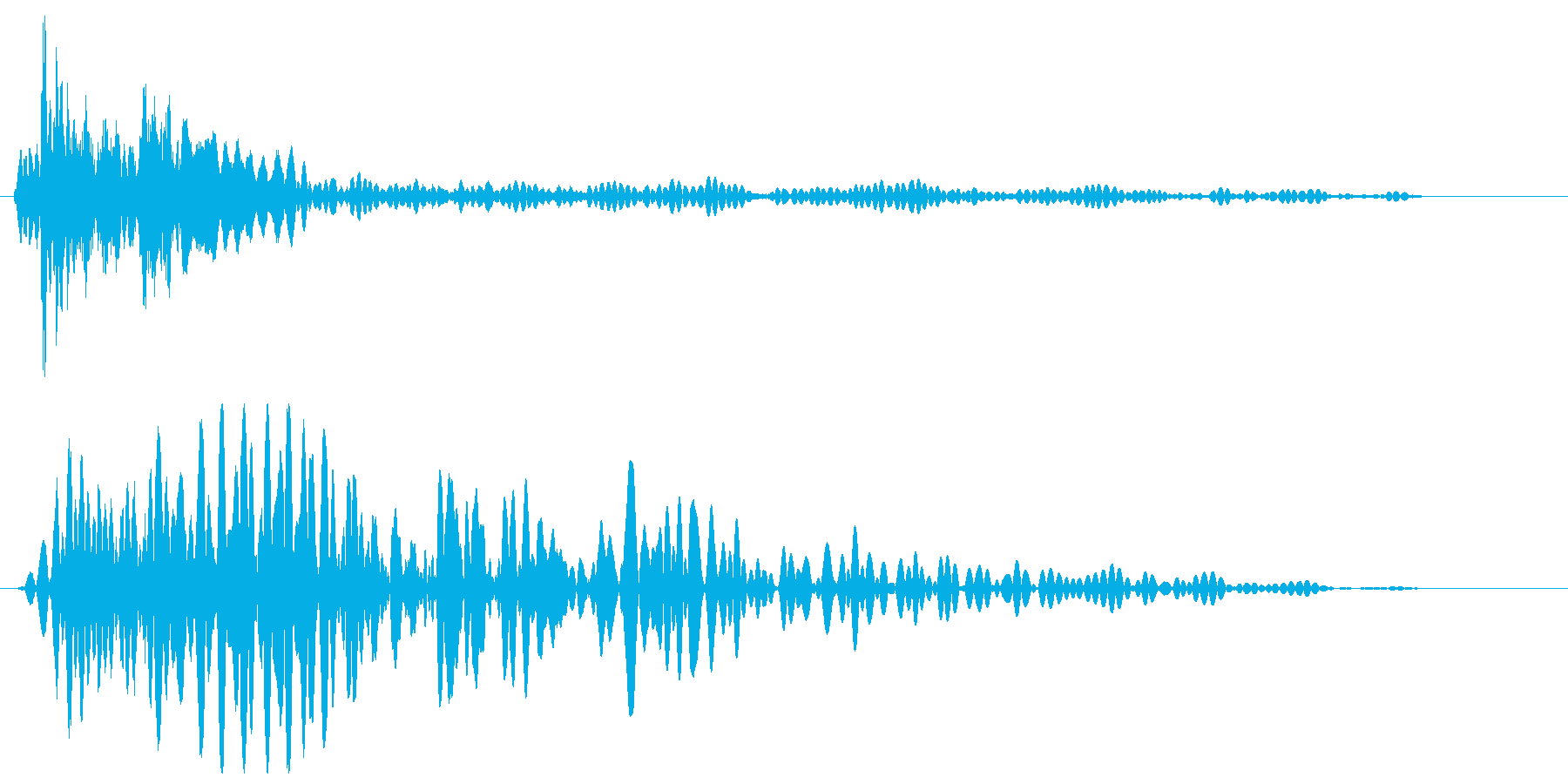チュンッ (光線系の発射音)の再生済みの波形
