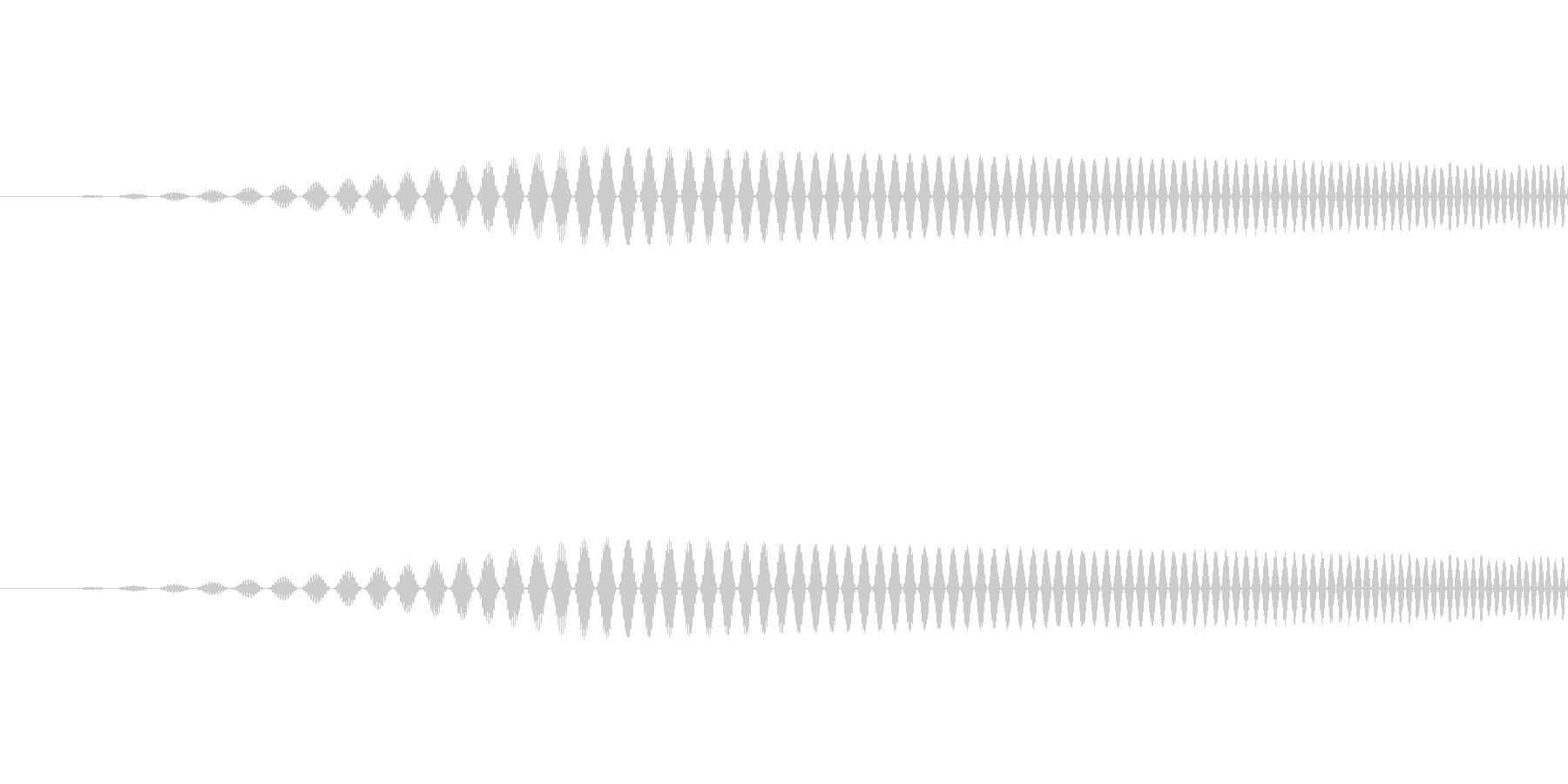 ヒュイ(スワイプ、フリック系の音)の未再生の波形