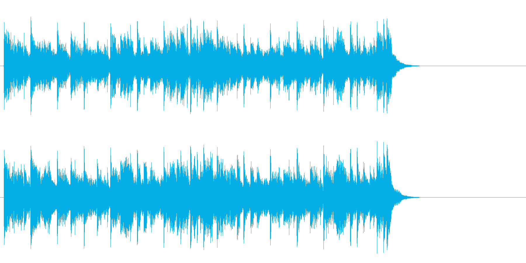 力強いファンク ポップ(Aメロ)の再生済みの波形