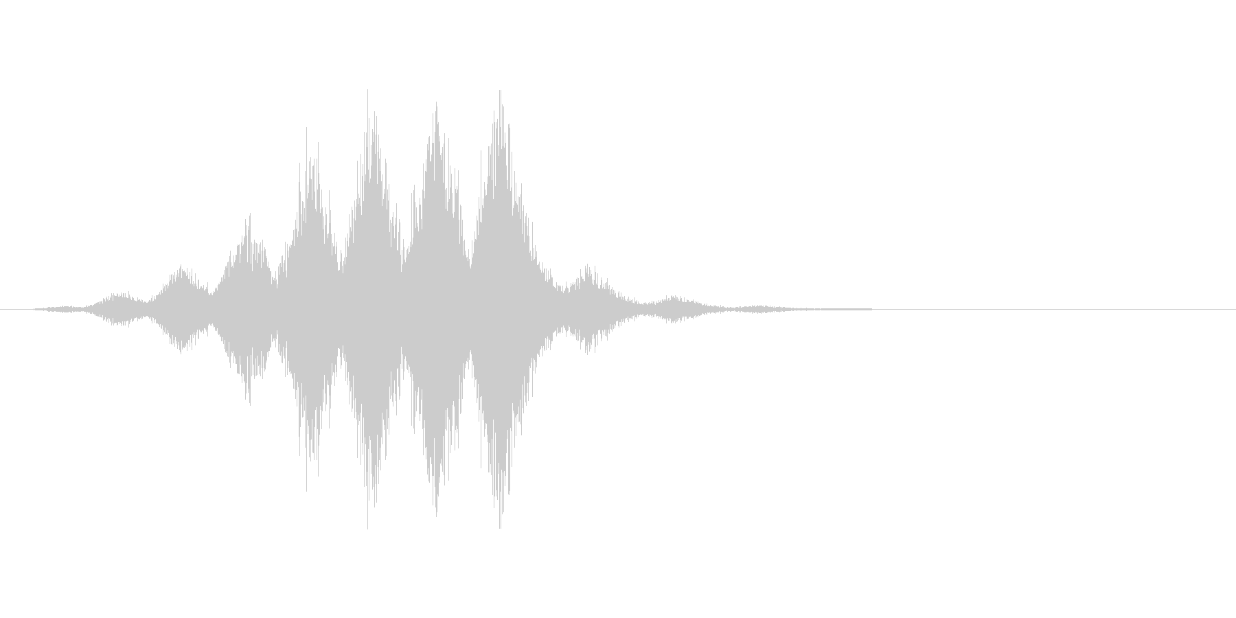 チャージ音。軽め。の未再生の波形