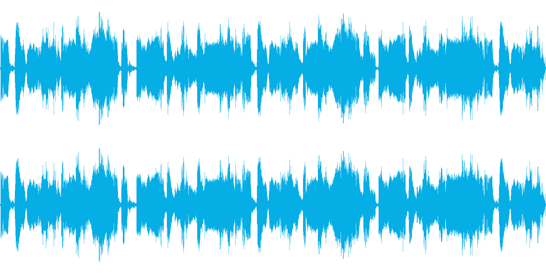 ゲーム向けのTRACKですの再生済みの波形